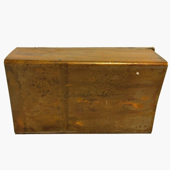 Rustic Metal Stone Engraved Pine Trees Art Scene Lodge Cabin Cottage. - Picture 5 of 8